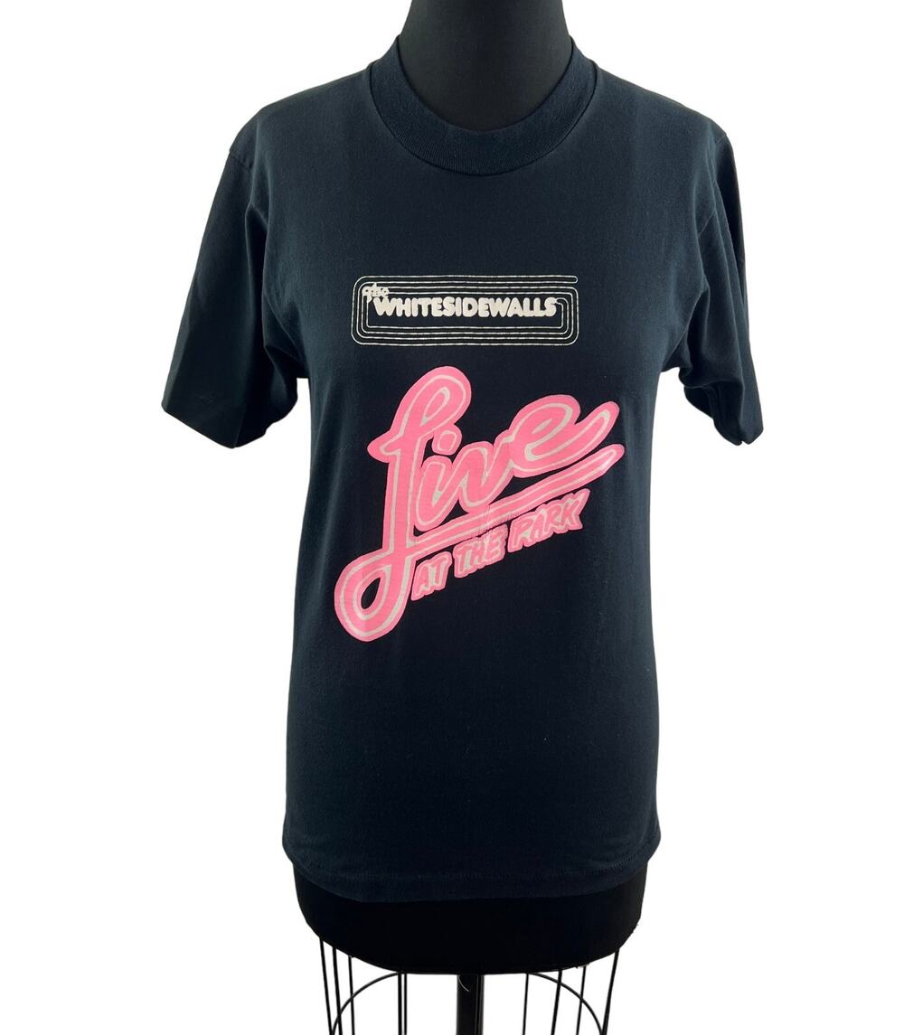 VTG Screen Stars Best The Whitesidewalls Live at the Park Black T-Shirt Top Sz M